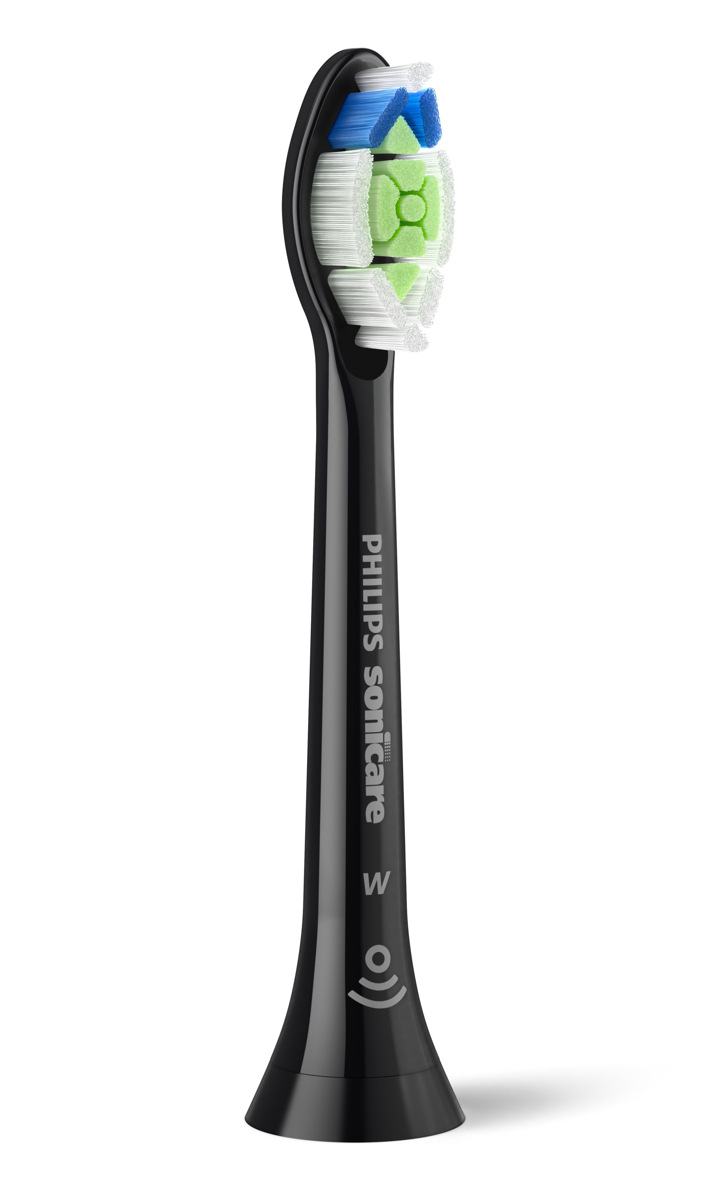Philips Sonicare Optimal White W2 - Opzetborstels voor Elektrische Tandenborstel - Zwart - 6 stuks - HX6066/88