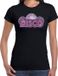 Bellatio Decorations Shoppartners Bv Disco feest verkleedkleding t-shirt - zwart - voor dames - discofeest / party shirt - 70s / 80s party - Eighties outfit S