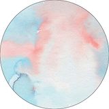 Bonateks Ronde digitaal bedrukte muismat, antislip onderkant, voor kantoor en thuis, diameter: 22 cm