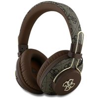 Guess Guess ENC - Koptelefoon - Bluetooth - Metalen Afwerking - 4G Logo - Bruin
