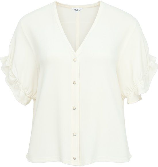 Object Top Denim V-hals