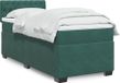 Maison Exclusive - Sommier à lattes de lit avec matelas vert foncé 100x200 cm