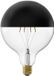 Calex Lampe globe LED E27 Noir | 4W 200Lm 1800K | 220-240V 918 G125 | Dimmable