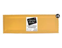 Epicerie du Chef Rectangular Cutting Board, 5 Pieces, Gold