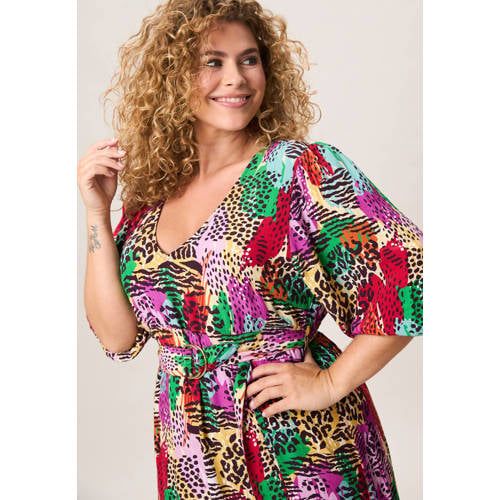 Miss Etam Plus zomerjurk multi