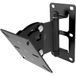 Intusonic VESA75-100PRO-B Support mural pour haut-parleur Pivotant, Support plafond Noir 1 pièce(s)