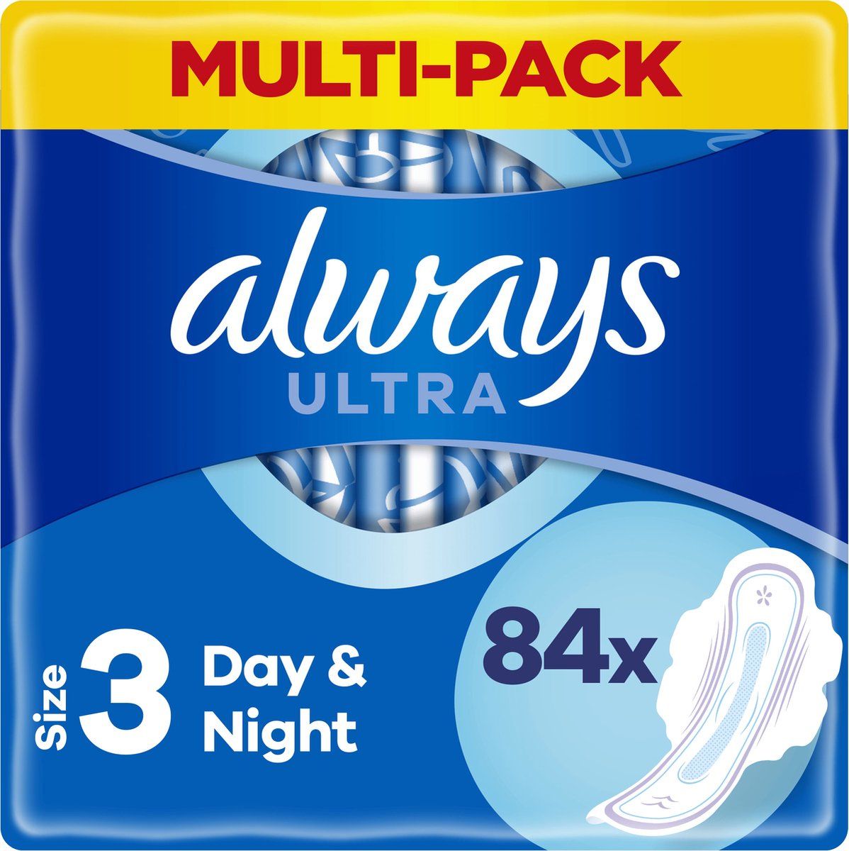 Always Ultra Day & Night Maat 3 - Maandverband - 84 stuks