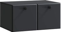 vidaXL Wandmontage TV-kast 59,5 x 41 x 30 cm Zwart Bewerkt hout