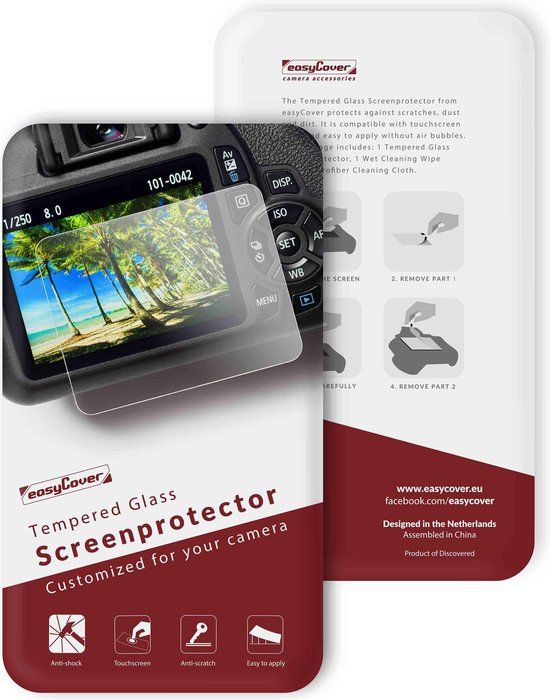 easyCover Glass Screen Protector for Canon 7D2