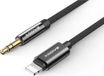 Cofi 1,2 meter audiokabel, 3,5 mm jack (aux) naar 8-polige connector