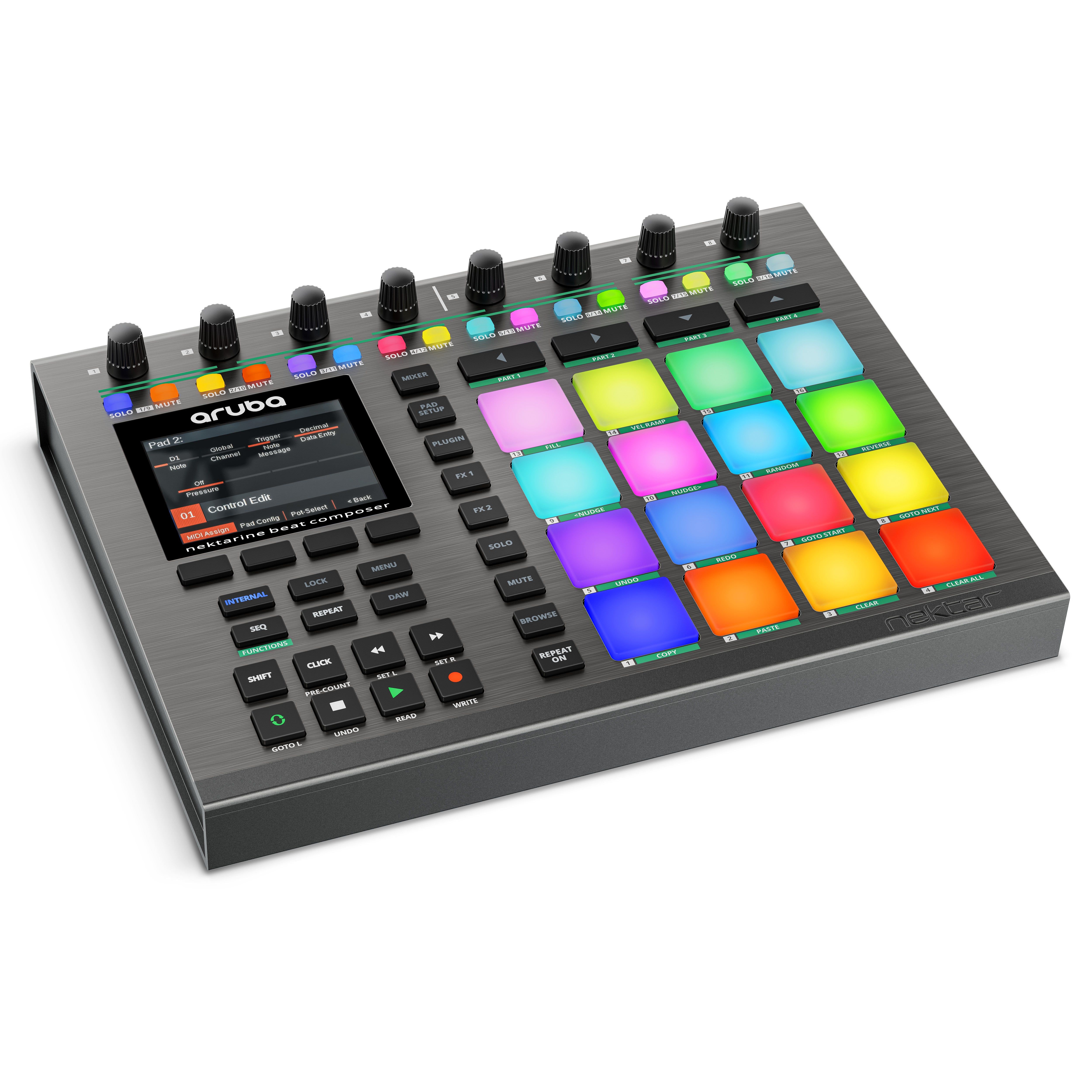 Nektar ARUBA Beat Composer USB/MIDI Pad Controller/Sequencer