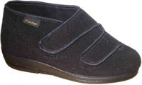 Fischer Dora hoge pantoffels voor dames, Zwart Zwart Zwart 222, 40 EU