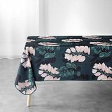 Douceur d'intérieur Tafelkleed rechthoekig 150 x 240 cm smaragd polyester bedrukt Belline