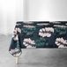 Douceur d'intérieur Tafelkleed rechthoekig 150 x 240 cm smaragd polyester bedrukt Belline