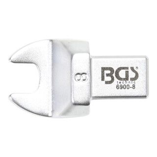 BGS Insteek-steeksleutel - 8 mm - 9 x 12 mm - 1 stuk