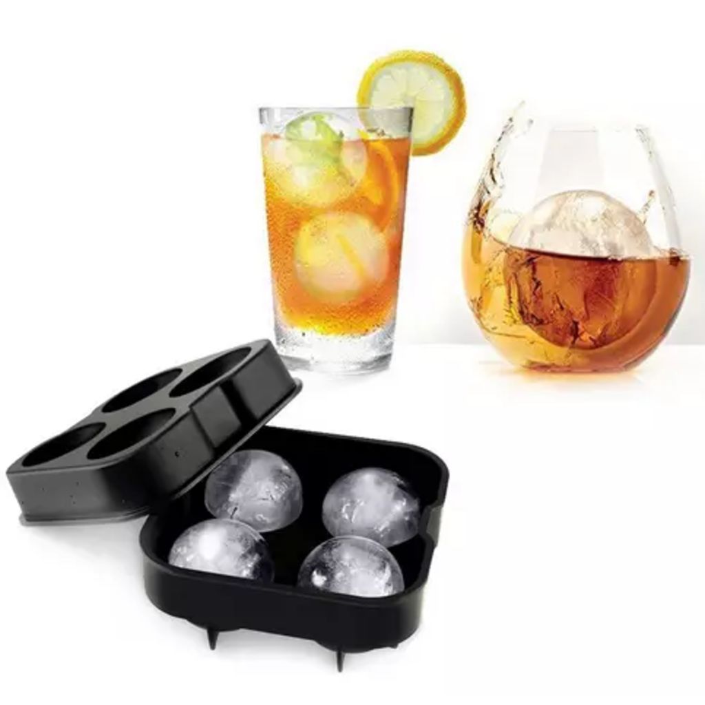 HaverCo ICE CUBE BALL maker IJsblokjes voor ronde ijsblokken / Whiskey Cocktails
