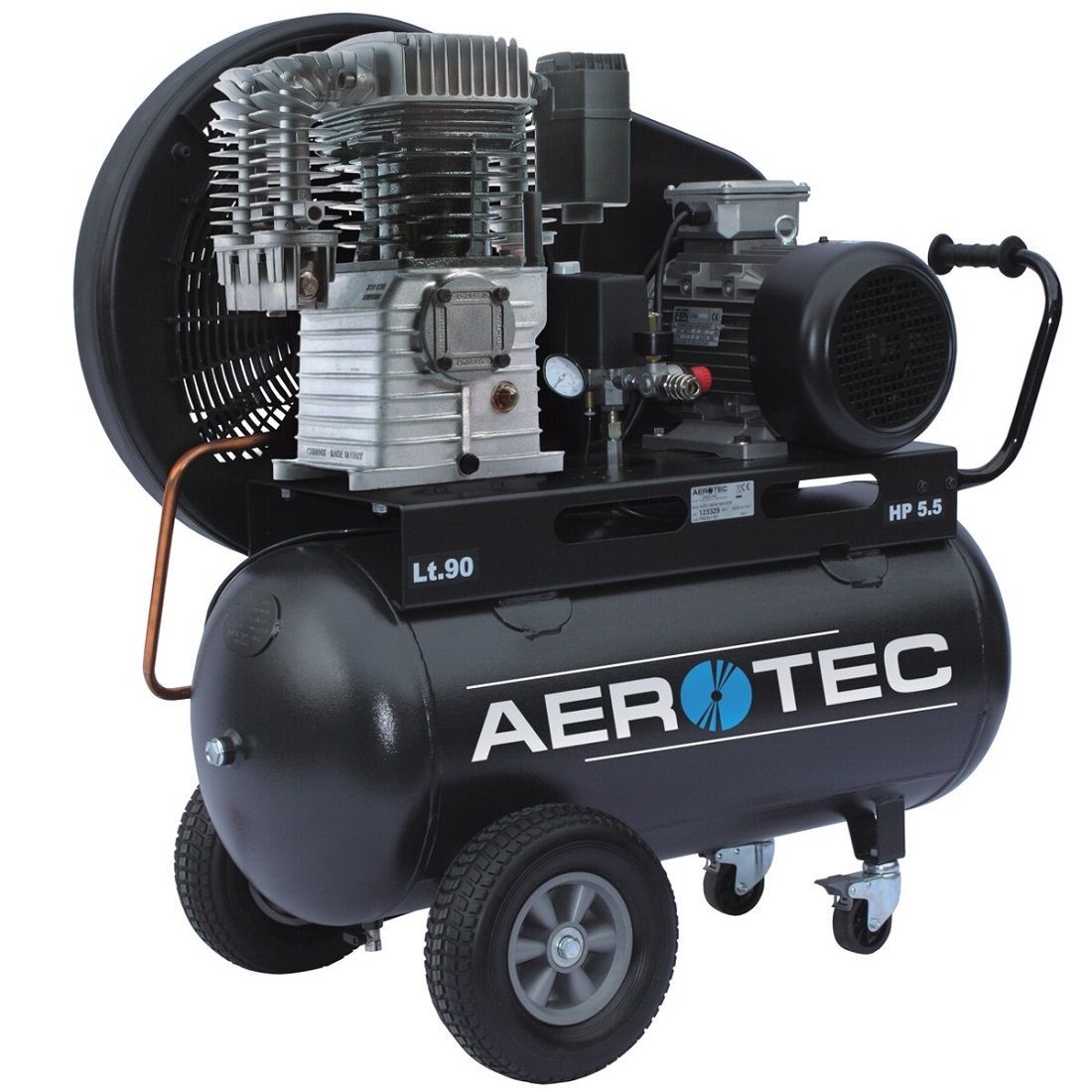 AeroTEC 780-90 PRO Air Compressor - 4000W, 780 l/min, 90L Tank