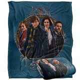 FANTASTIC BEASTS Silky Touch superzachte plaid 152 x 127 cm