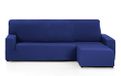 Martina Home Túnez, chaise longue, korte hoek gedeelte rechts, marineblauw (vooraanzicht)