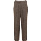 SOAKED IN LUXURY Broek 'Kango' bruin gemêleerd