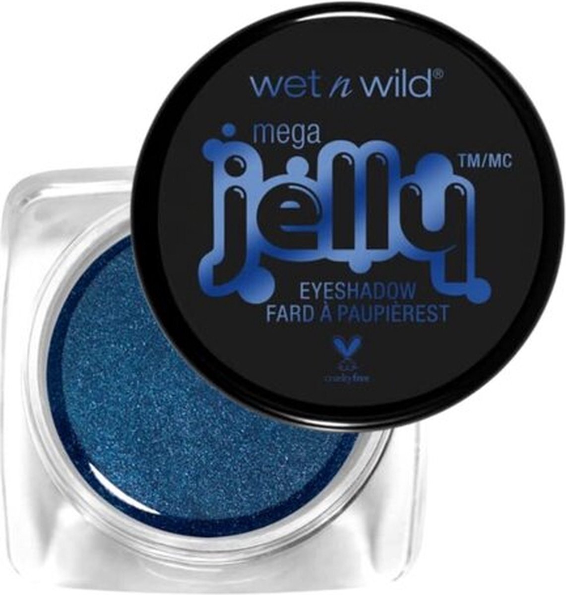 Wet n'Wild - Mega Jelly - Eyeshadow - Pot - 887A - Something Blue - Oogschaduw - Blauw - 4.5 g