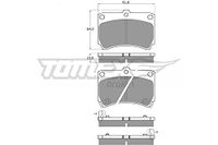 Procodis France PF1091 Remblokkenset, schijfrem