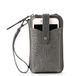 The Sak Silverlake Noord/Zuid Smartphone Crossbody, leisteen blad reliëf, één maat
