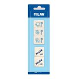 MILAN® 2 stuks gummetjes 430 (roodkrümel) + 3 gummetjes 445 (roodkrümel), [passend model]