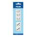 MILAN® 2 stuks gummetjes 430 (roodkrümel) + 3 gummetjes 445 (roodkrümel), [passend model]