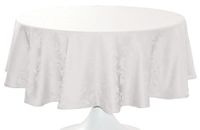 CALITEX Tafelkleed Damassee Ombra wit ovaal 180 x 240