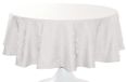 CALITEX Tafelkleed Damassee Ombra wit ovaal 180 x 240