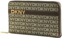 DKNY portemonnee Avril Zip Around Wallet Chino / Chocolate kaki