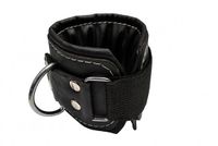 Kuebler Sport Bande de pied avec fermeture velcro, noir, cuir, 33 cm