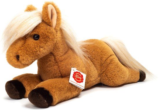 Teddy-hermann Hermann Teddy Knuffeldier Paard liggend - 34 cm - Lichtbruin