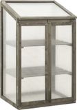 vidaXL Serre 60x45x100 cm bois de sapin