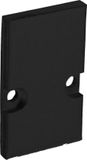 Barthelme 62399110_9005 Eindkappen-set Aluminium (l x b x h) 3 x 18.4 x 30 mm 2 stuk(s)
