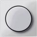 Schneider Electric Merten MEG5250-0319 Centrale plaat met draaiknop, draaidimmer, draaidimmerinzetstuk, poolwit glanzend, systeem M, Made in Germany