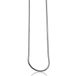 Zinzi 42cm zilveren slangen collier 1mm breed ZISL42