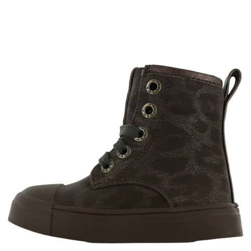 Shoesme suède sneakers - donkerbruin