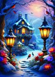 Alipson Puzzle Scène d'hiver enchantée - 500 pièces
