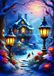 Alipson Puzzle Scène d'hiver enchantée - 500 pièces