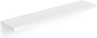 Casaria Wandplank Zwevend - 110 cm 15kg Belastbaar - Mat Wit