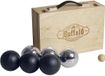 Buffalo Jeu de boules set gepoedercoat in houten doos