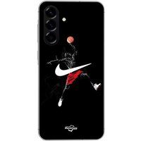 Nike Jordan Maniacase Hoesje Voor Samsung Galaxy A26 Zwarte Achtergrond