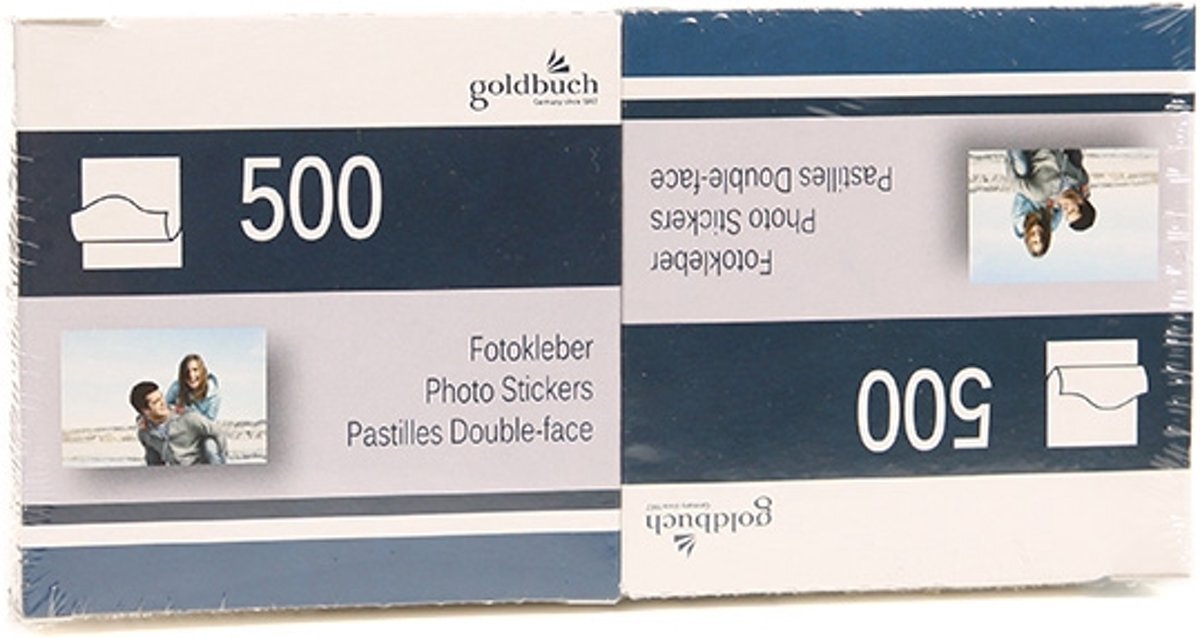 Goldbuch GOL-83191 dubbelpak fotostickers 500 stuks