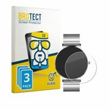 BROTECT - Glas Screenprotector voor Xcoast Minimalist Unisex Smartwatch - Gehard Beschermglas 9H 3 Stuks