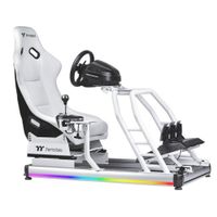 Thermaltake GR500 – Racing Simulator Cockpit – Verstelbare Seat & Stevig Frame - Snow