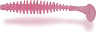 Magic Trout Premium T-Worm Angel accessoires forellen vissen rubberen vis met peddelstaart, neon roze, 5,5 cm
