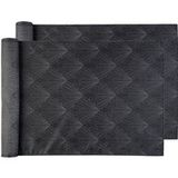 LIVARNO HOME Set de nappe/chemin de table, avec effet scintillant. (Chemin de table gris)