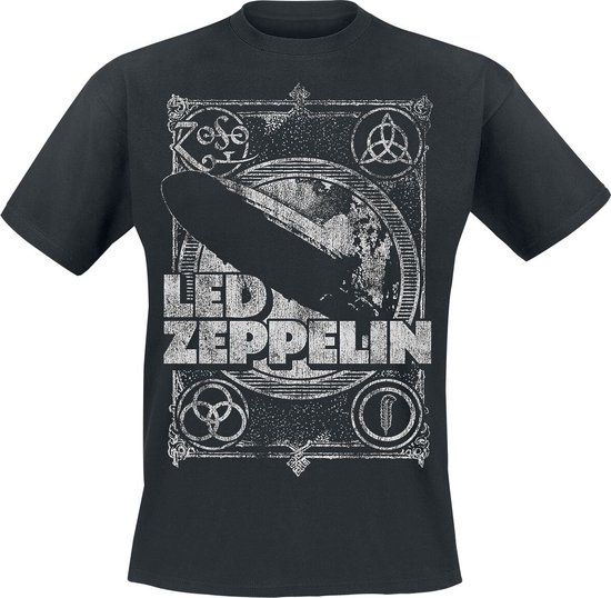 Led Zeppelin Shook Me Heren T-shirt - zwart - 4XL